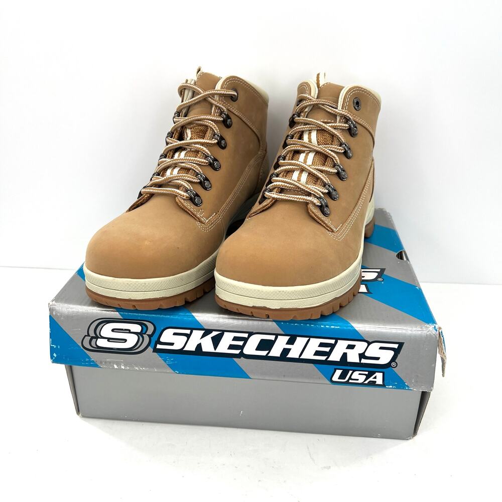 Skechers men’s Top Notch lace up lug sole boots
